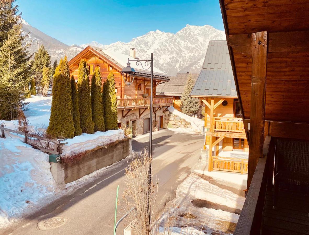 Chalet Marcel Puy-Saint-Vincent Pieds Des Pistes Villa Exteriör bild