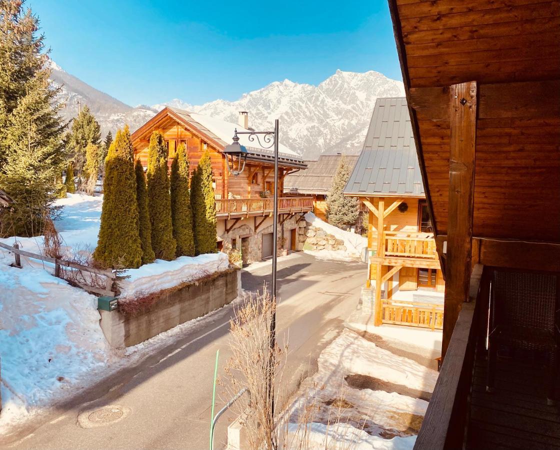Chalet Marcel Puy-Saint-Vincent Pieds Des Pistes Villa Exteriör bild